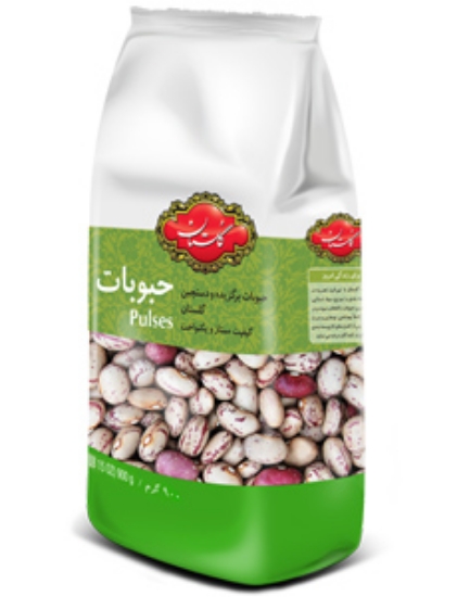 تصویر  لوبیا چیتی گلستان - 900 گرمی