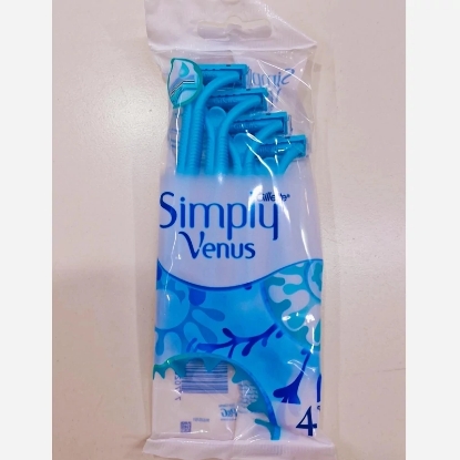 تصویر  خود تراش ژیلت مدل Simply Venus بسته 4 عددی